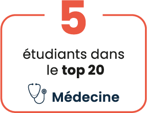 étudians dans le top 20 médecine