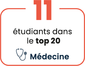 étudiants dans le top 20 médecine