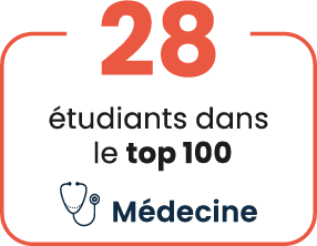 étudiants dans le top 100 médecine