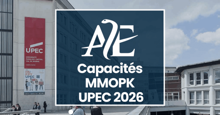Capacité d’accueil MMOPK 2026 à l’UPEC
