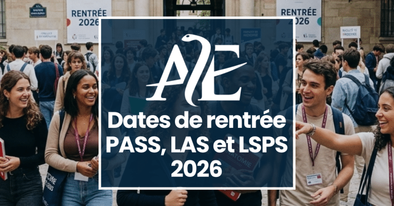 Dates de rentrée PASS, LAS et LSPS 2026